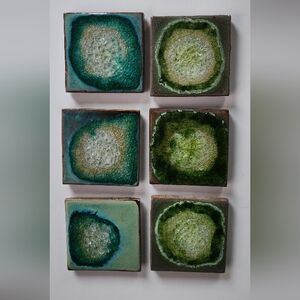 agate coasters set of 6